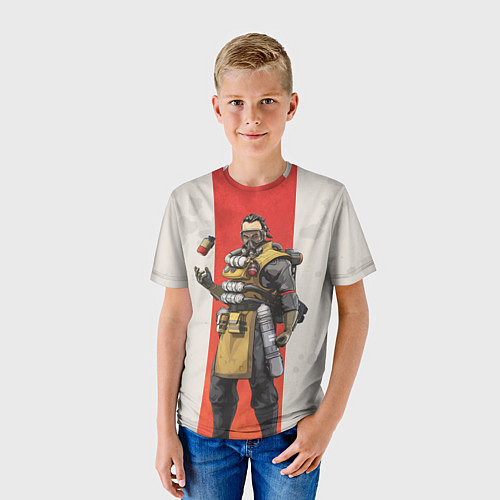 Детская футболка Apex Legends: Caustic / 3D-принт – фото 3