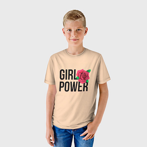 Детская футболка Girl Power / 3D-принт – фото 3