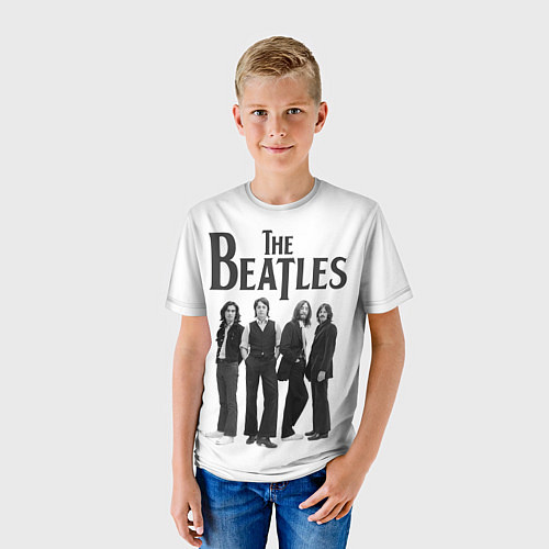 Детская футболка The Beatles: White Side / 3D-принт – фото 3