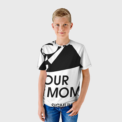 Детская футболка Your Mom / 3D-принт – фото 3