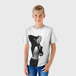 Футболка детская ASAP Rocky: White Fashion, цвет: 3D-принт — фото 2