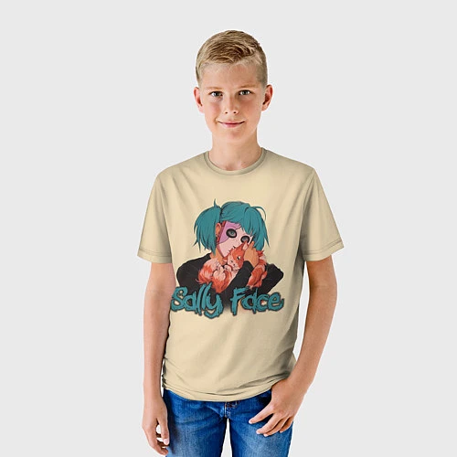 Детская футболка Sally Face: Kid Girl / 3D-принт – фото 3