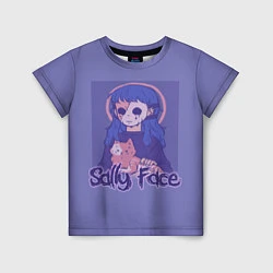 Футболка детская Sally Face: Violet Halo, цвет: 3D-принт