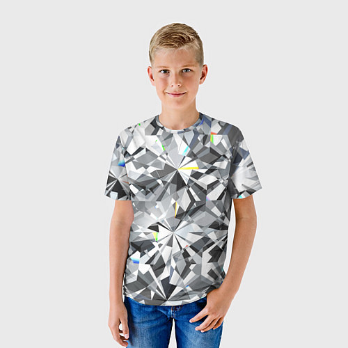 Детская футболка Бриллиантовое мерцание / 3D-принт – фото 3