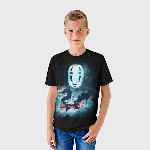 Детская футболка Бог быстрой янтарной реки / 3D-принт – фото 3