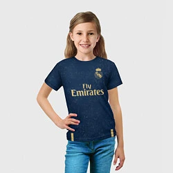 Футболка детская Sergio Ramos away 19-20, цвет: 3D-принт — фото 2