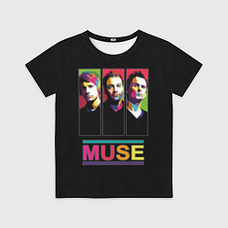 Футболка детская Muse pop-art, цвет: 3D-принт