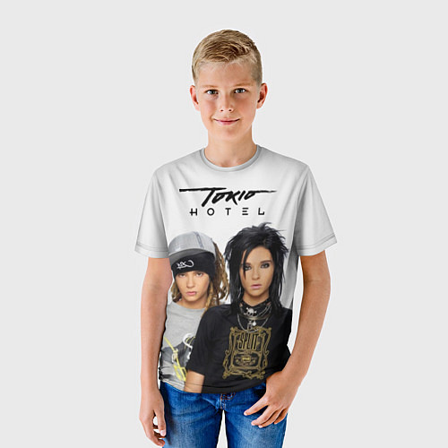 Детская футболка Tokio Hotel - poster / 3D-принт – фото 3