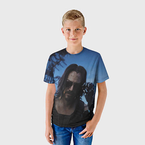 Детская футболка Киану Ривз / 3D-принт – фото 3