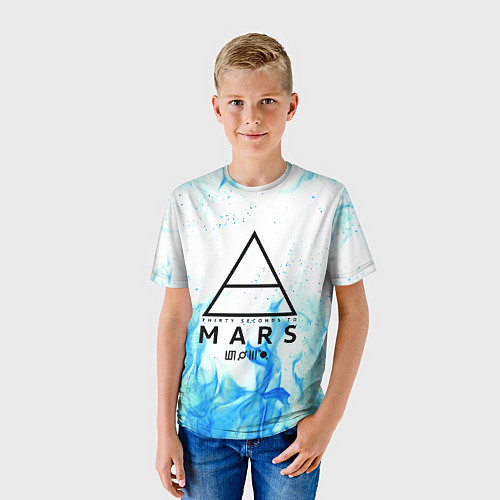 Детская футболка 30 SECONDS TO MARS / 3D-принт – фото 3