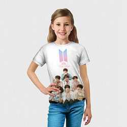 Футболка детская Take love BTS, цвет: 3D-принт — фото 2