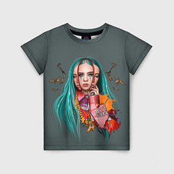 Футболка детская BILLIE EILISH, цвет: 3D-принт