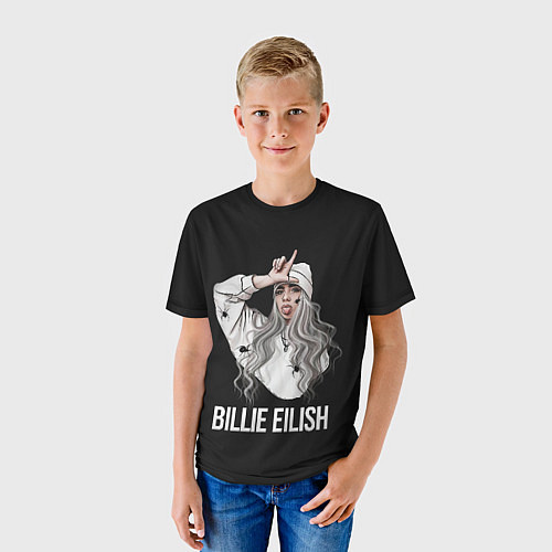 Детская футболка BILLIE EILISH / 3D-принт – фото 3