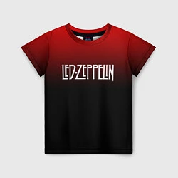 Футболка детская Led Zeppelin, цвет: 3D-принт