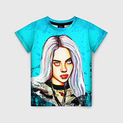 Футболка детская BILLIE EILISH: Fan Art, цвет: 3D-принт