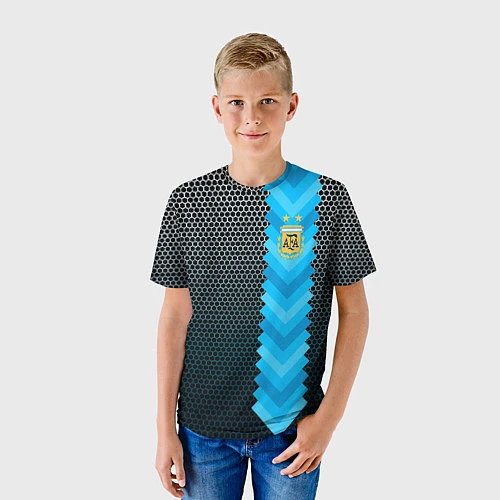 Детская футболка Аргентина форма / 3D-принт – фото 3