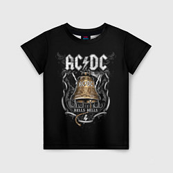 Футболка детская ACDC - hells bells, цвет: 3D-принт