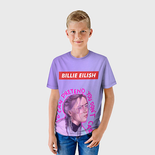 Детская футболка Billie Eilish / 3D-принт – фото 3