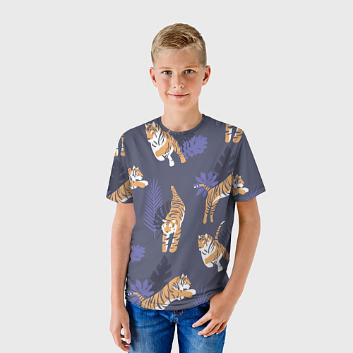 Детская футболка Тигриный прайд / 3D-принт – фото 3