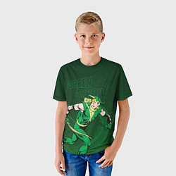 Футболка детская Green Arrow, цвет: 3D-принт — фото 2