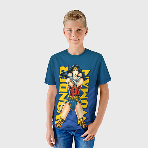 Детская футболка Wonder Woman / 3D-принт – фото 3