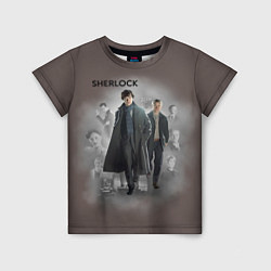 Футболка детская Sherlock, цвет: 3D-принт