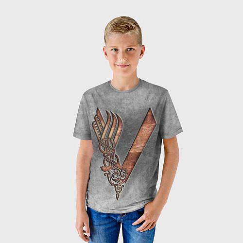 Детская футболка Vikings / 3D-принт – фото 3