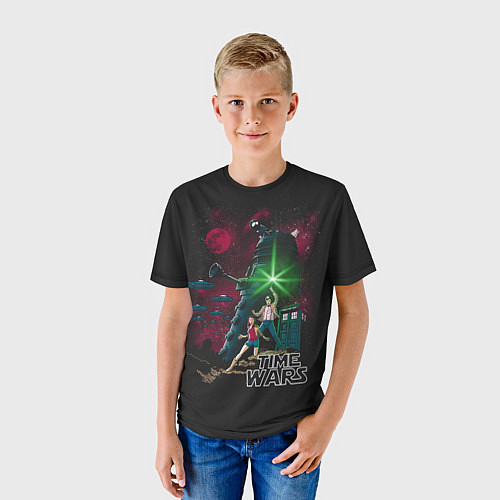 Детская футболка Time Wars / 3D-принт – фото 3