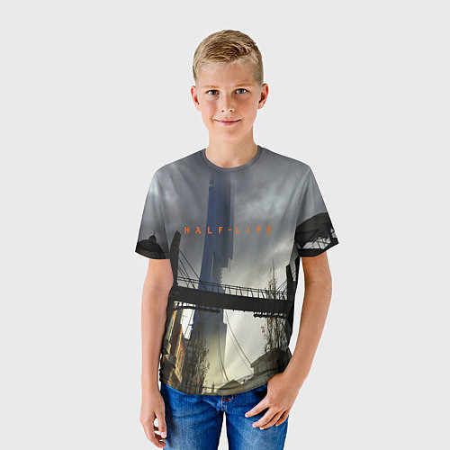 Детская футболка HALF LIFE / 3D-принт – фото 3