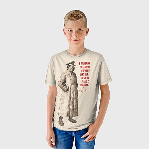 Детская футболка Сталин / 3D-принт – фото 3