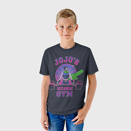 Детская футболка Приключения ДжоДжо / 3D-принт – фото 3