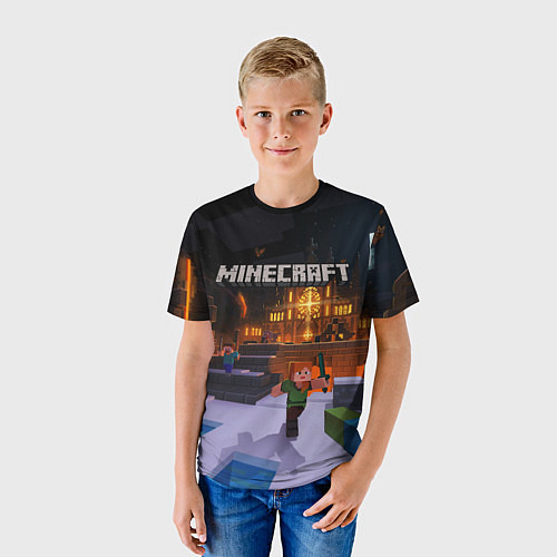 Детская футболка MINECRAFT / 3D-принт – фото 3