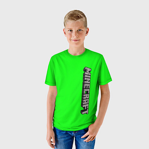 Детская футболка Minecraft / 3D-принт – фото 3