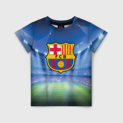 Футболка детская FC Barcelona, цвет: 3D-принт