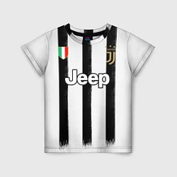 Футболка детская Juventus home 20-21, цвет: 3D-принт
