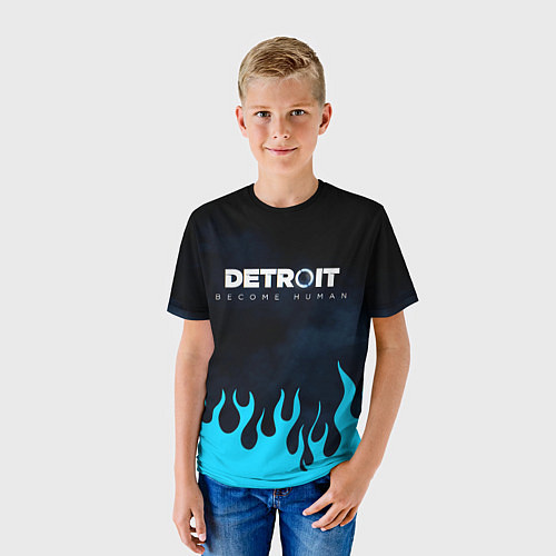 Детская футболка DETROIT: BECOME HUMAN / 3D-принт – фото 3