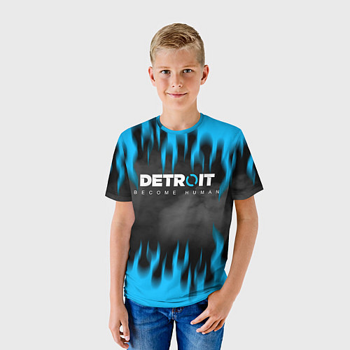 Детская футболка DETROIT: BECOME HUMAN / 3D-принт – фото 3