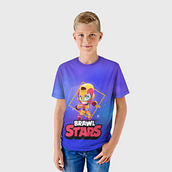 Футболка детская Brawl Stars Max, цвет: 3D-принт — фото 2