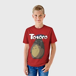Футболка детская Totoro, цвет: 3D-принт — фото 2
