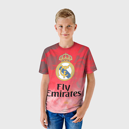 Детская футболка Реал Мадрид / 3D-принт – фото 3