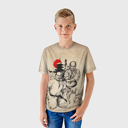 Детская футболка Масутацу Ояма / 3D-принт – фото 3