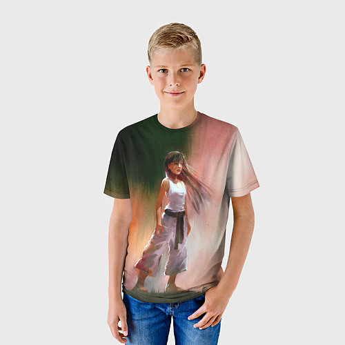 Детская футболка Girl / 3D-принт – фото 3