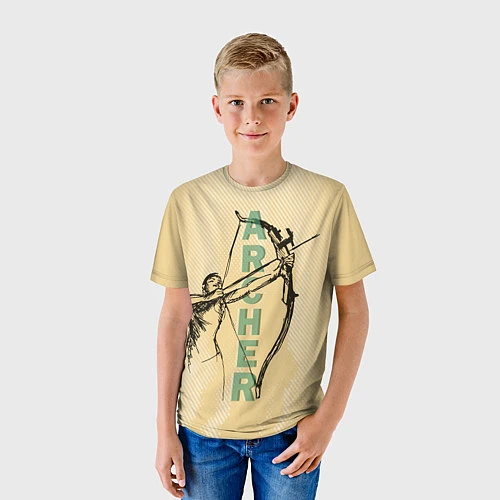 Детская футболка Archer / 3D-принт – фото 3