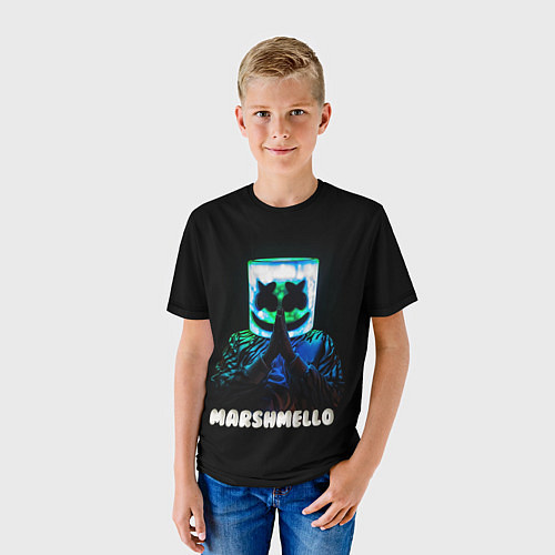 Детская футболка Marshmello / 3D-принт – фото 3