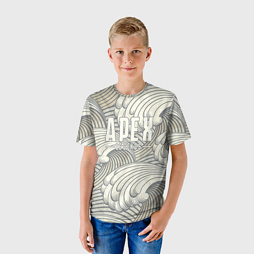 Детская футболка Apex Legends Спина / 3D-принт – фото 3