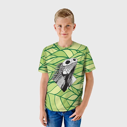 Детская футболка Игуана нежить / 3D-принт – фото 3