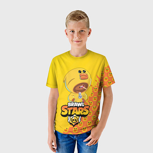 Детская футболка BRAWL STARS SALLY LEON / 3D-принт – фото 3