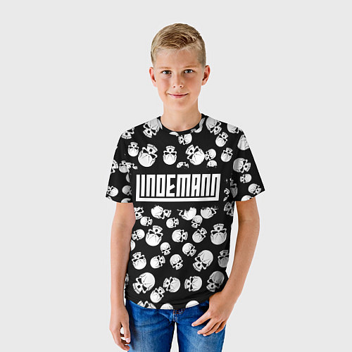 Детская футболка Lindemann / 3D-принт – фото 3