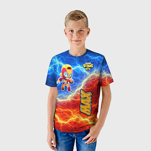 Детская футболка Brawl Stars Мах / 3D-принт – фото 3