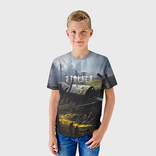 Детская футболка СТАЛКЕР / 3D-принт – фото 3
